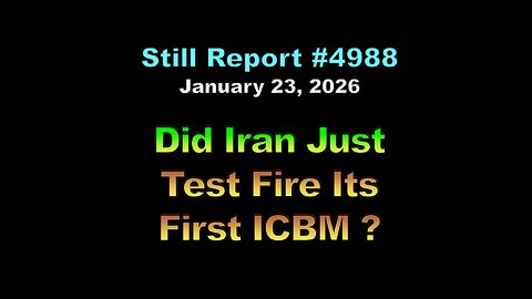 4988, Did Iran Just Test Fire Its First ICBM?