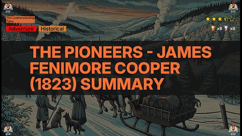 The Pioneers - James Fenimore Cooper (1823) Summary (The Leatherstocking Tales - 4)