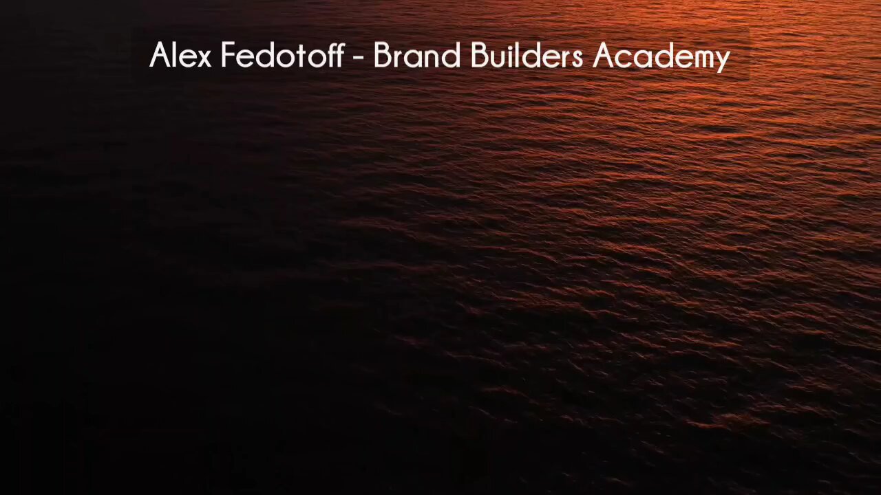 (courseslibrary.com)Alex Fedotoff - Brand Builders Academy Course download