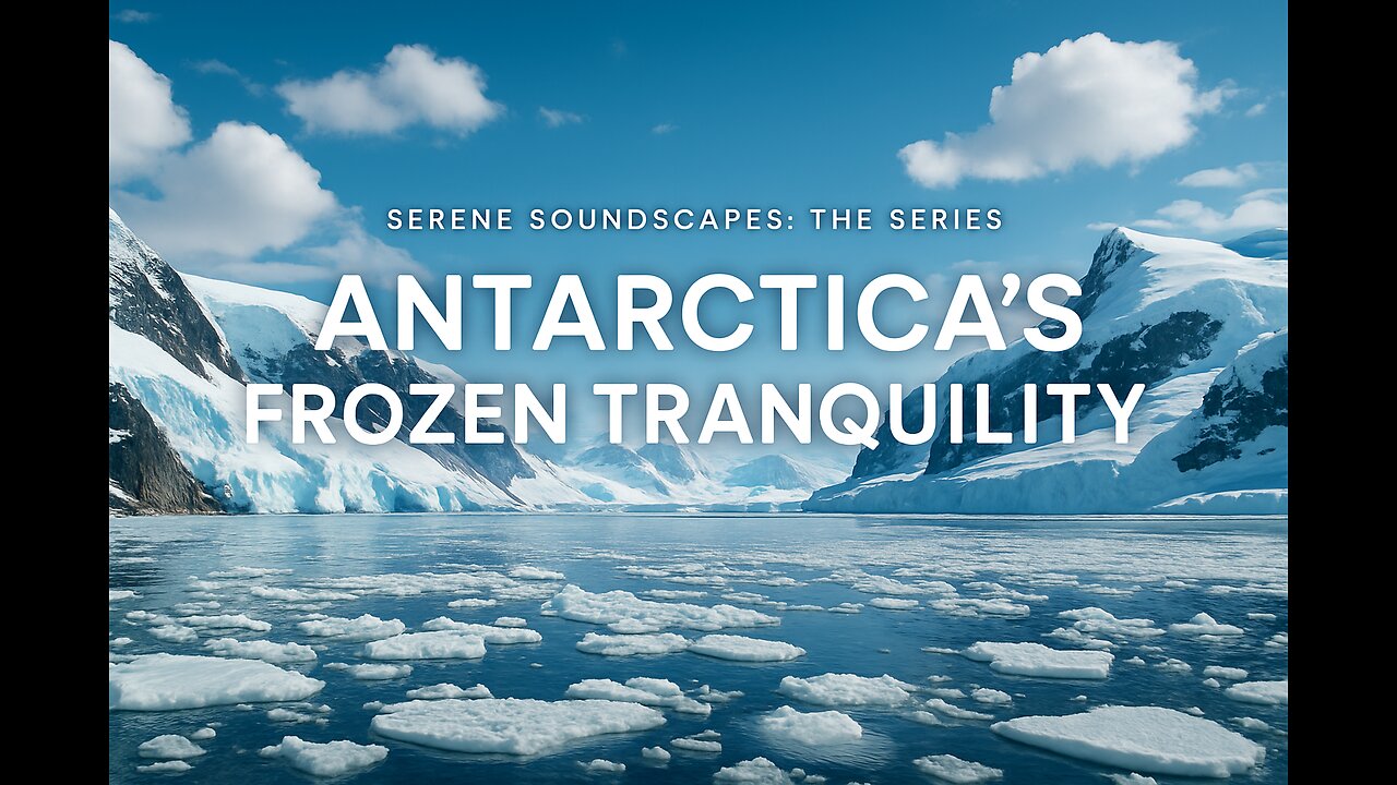 Serene Soundscapes: The Series | Antarctica’s Frozen Tranquility