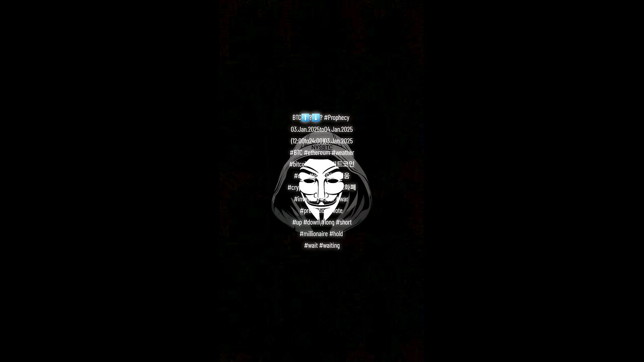 BTC⬆️?⬇️? #Prophecy 03.Jan.2025to04.Jan.2025 (12:00to24:00)03.Jan.2025