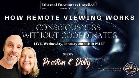 How Remote Viewing Works: Consciousness Without Coordinates with Reston Dennett & Dolly Safran
