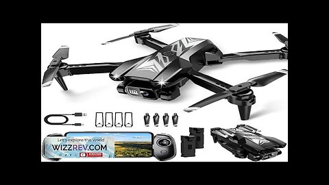 Mini Drone with Camera for Kids Adults-1080P FPV Camera Foldable Drone Review