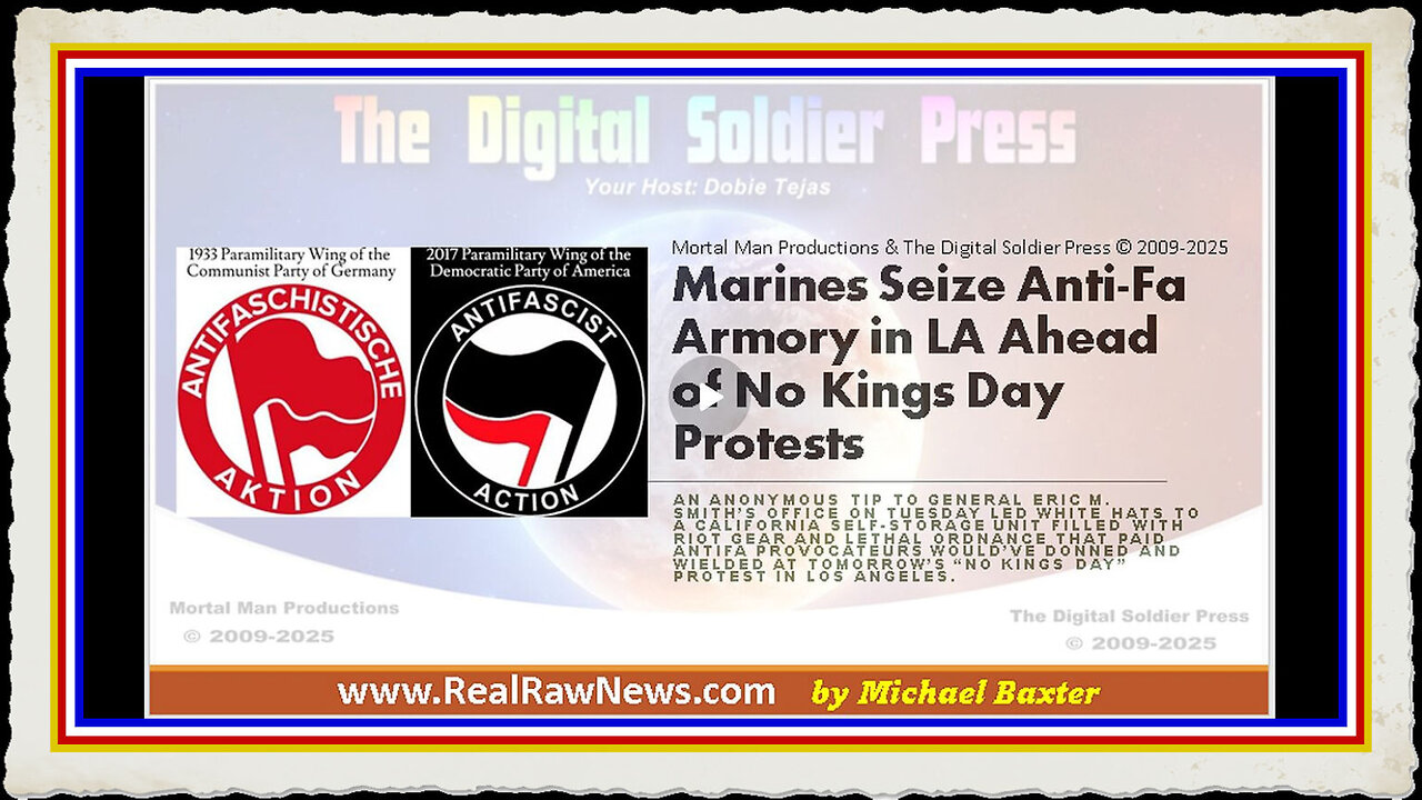 Marines Seize Anti-Fa Armory in LA Ahead of No Kings Day Protests