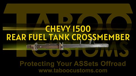 07-14 Chevy/GMC 1500 Fuel Tank Crossmember Replacement / UPGRADE!