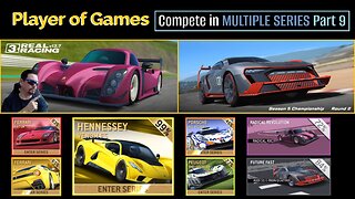 Compete in MULTIPLE SERIES Part 9 within Real Racing 3 Update 13.7 [Player of Games]