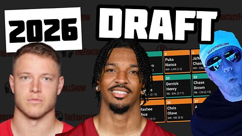 2026 Fantasy Football Draft.. where to draft RB?