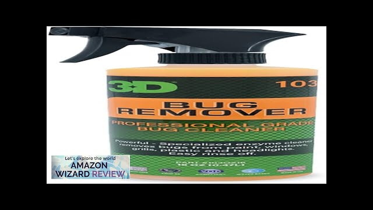 3D Bug Remover All Purpose Exterior Cleaner & Degreaser to Wipe Review