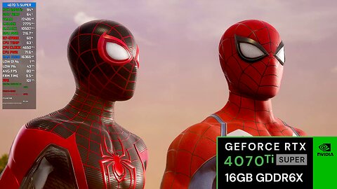 RTX 4070 Ti SUPER + RYZEN 7-5700X [013] Marvel’s Spider-Man 2