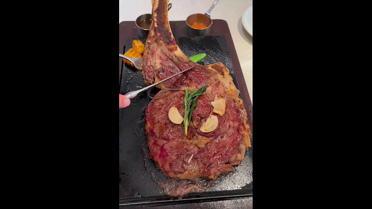 Meat Candy: Tomahawk ASMR! #asmr #SteakASMR #foodstragram