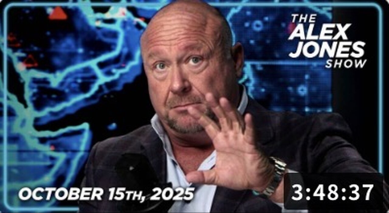 10 15 25 ALEX JONES Democrats Launch Civil War Plan To Drive Trump From Power