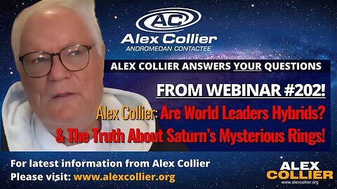 Alex Collier: Are World Leaders Hybrids? & The Truth About Saturn’s Mysterious Rings! 👑