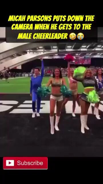 Micah Parsons on Scooter Films EVERY Cheerleader... Then Drops Camera When Dude Appears 😂💀