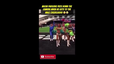 Micah Parsons on Scooter Films EVERY Cheerleader... Then Drops Camera When Dude Appears 😂💀