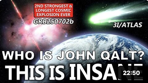The Craziest 3I/ATLAS "Coincidence" Yet 🤯 The Cosmic Synchronicity of GRB250702b & 3I/ATLAS