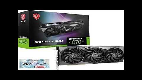 MSI Gaming GeForce RTX 4070 Ti 12GB GDRR6X 192-Bit HDMI/DP Nvlink Tri-Frozr Review