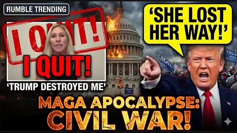 MAGA ‘Apocalypse’: Marjorie Taylor Greene’s Resignation Video Goes Viral | ‘Trump Destroyed Me’