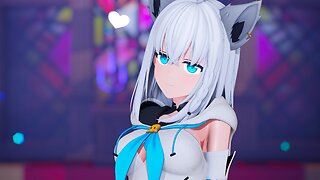 【MMD ホロライブ 4K/60fps】《Shirakami Fubuki (白上フブキ)》 ~《Linga Guli Guli - Zachz Winner》