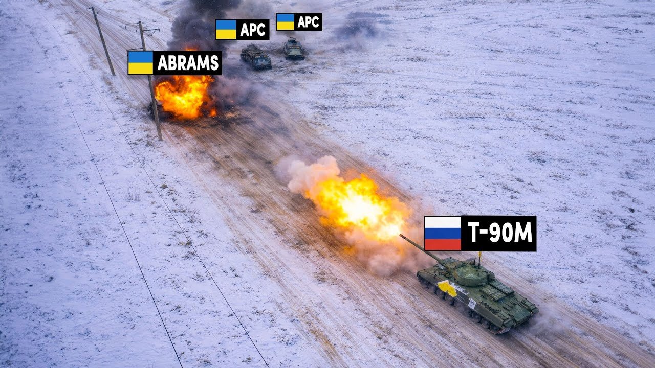 WATCH: Abrams Tank Destroyed During Russian Counterstrike