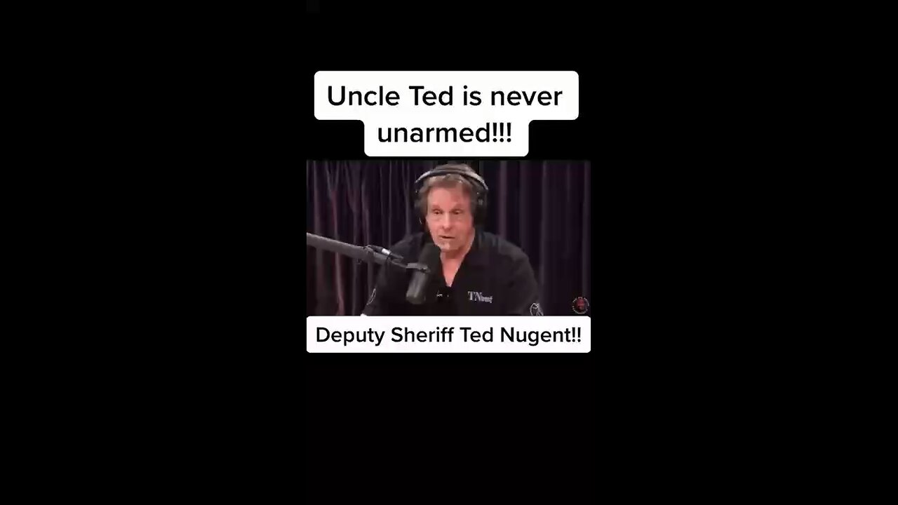 Ted Nugent Discusses Being Unarmed