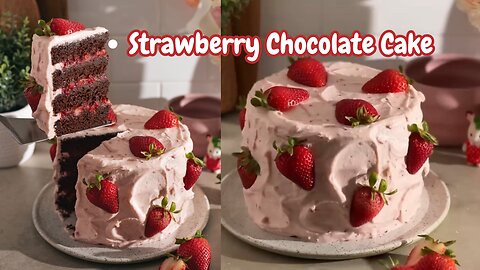 Strawberry Chocolate Cake