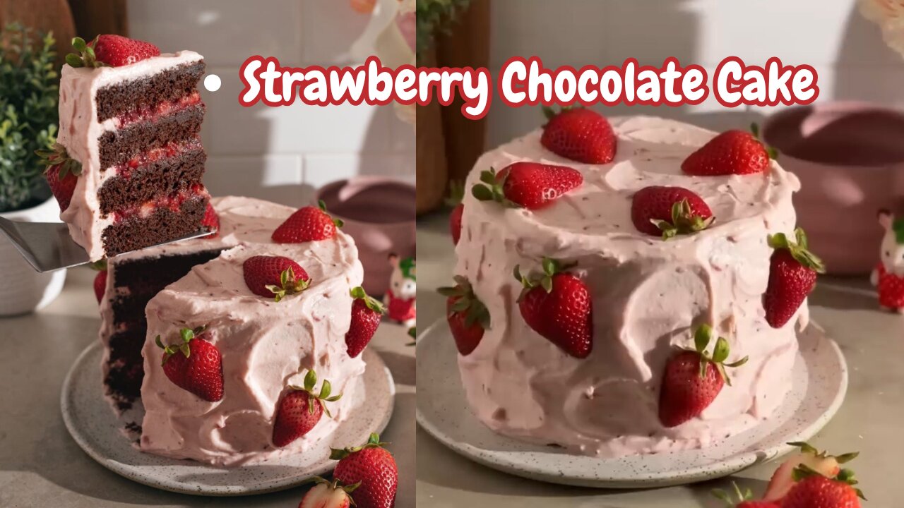Strawberry Chocolate Cake