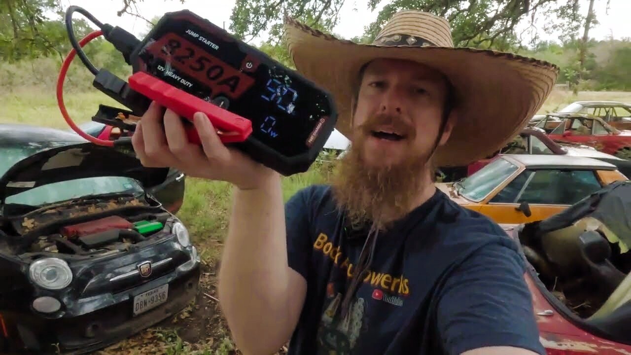 Easy Two Button! ATGFOX 8250A Jump Starter