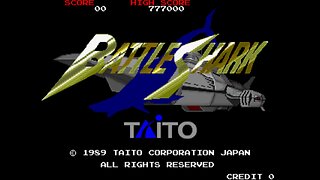 Battle Shark, Arcade Game, Taito Corporation 1989, Longplay Playthrough