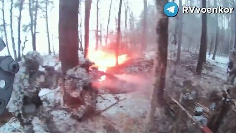 Russian-Ukrainian War. Russian recon squad captured POW’s and clear trenches