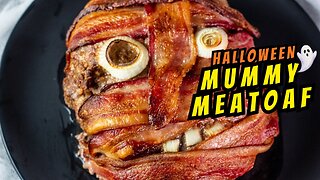 The BEST Mummy Meatloaf | Fun & Easy Halloween Dinner Idea!