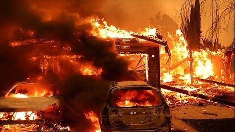 Night-time curfew imposed in fire-hit areas of Los Angeles | BBC News