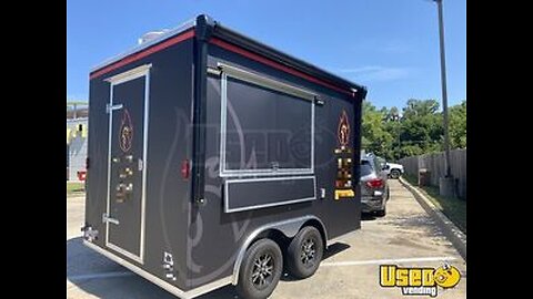 Never Used - 2023 8.5' x 12' Food Concession Trailer | Mobile Street Food Unit for Sale in Missouri!