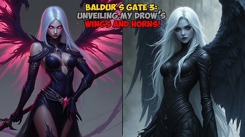 Baldur's Gate 3: Unveiling My Drow’s Wings and Horns!