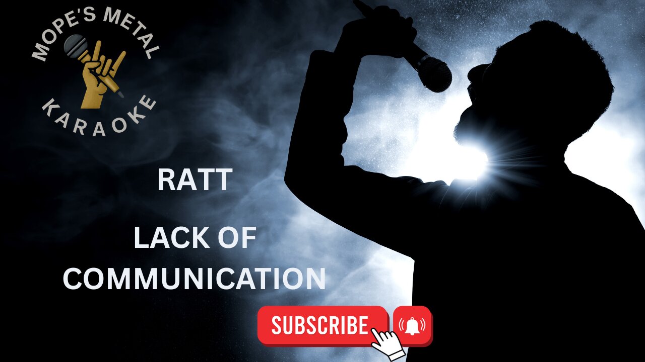 Ratt - Lack Of Communication Karaoke