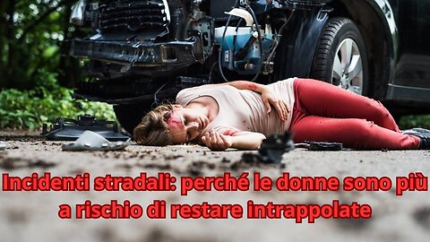 Incidenti stradali: Perchè le donne sono più a rischio di restare intrappolate 🚗🚕🚨🚑