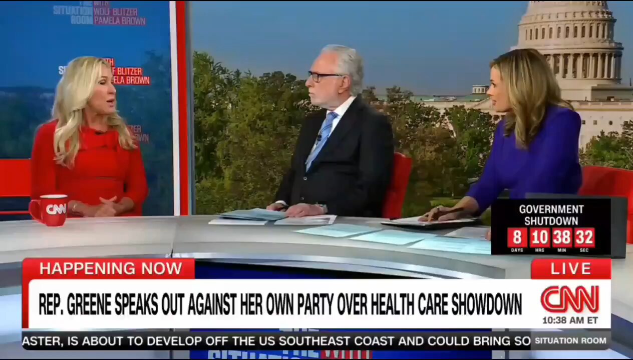 MTG attacks Republicans on CNN!