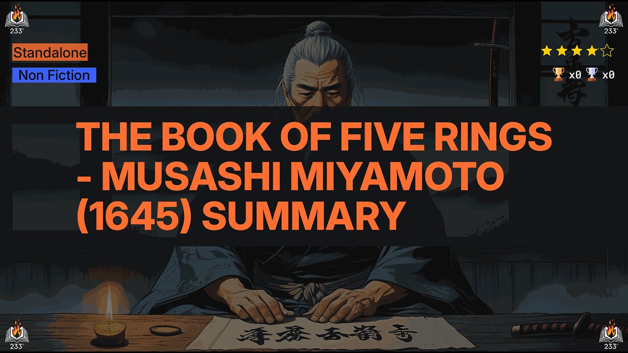The Book of Five Rings - Musashi Miyamoto (1645) Summary