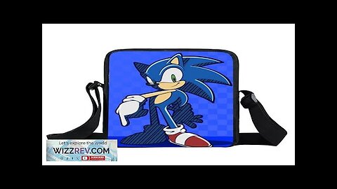 Sonic The Hedgehog Half Shadow Pose Blue Cross Body Bag Review