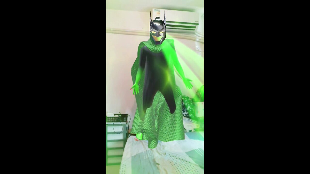 [Shocking Transformation Project] Neon Green Soul·Night Guardian × Batman × Quantum Technology