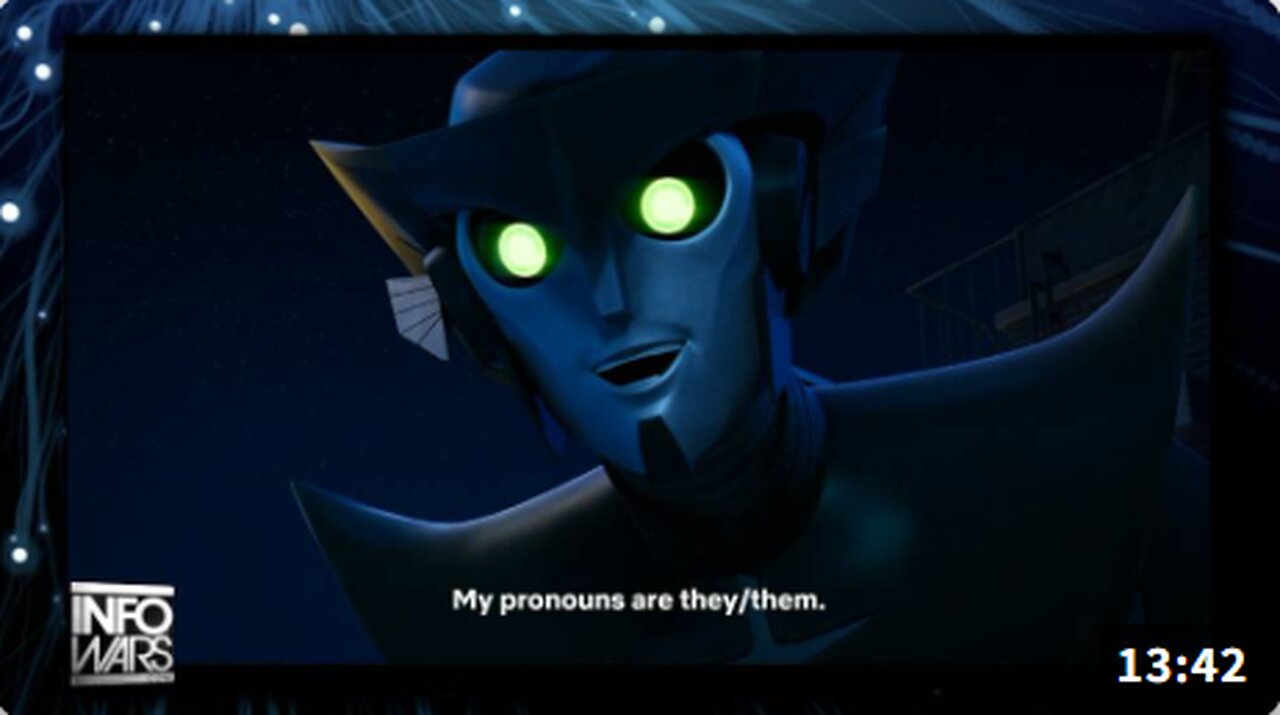 VIDEO: Children Are Being Groomed For The Trans Death Cult Through Netflix's New Demonically Inspired Transformers Cartoon