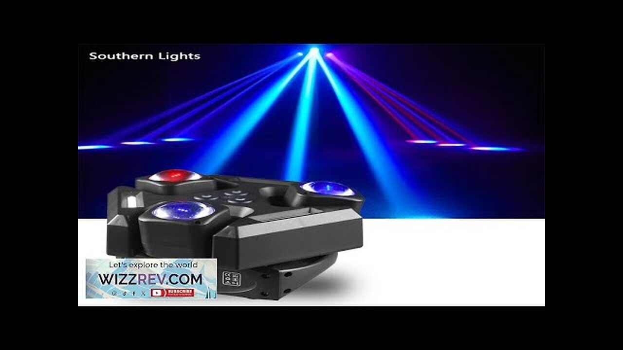 10 * 15W RGBW Professional Stage Lighting DJ Shake Head Beam Laser Review