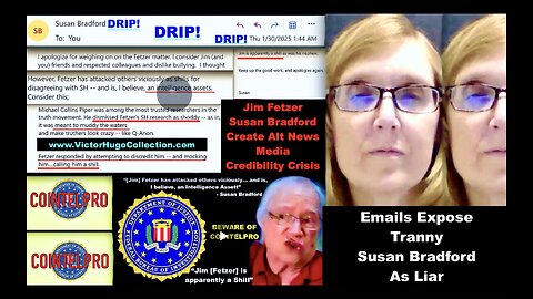 Susan Bradford Lies To Herpes Russ Winter About Her Email Exposing Jim Fetzer As Intelligence Asset