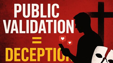PUBLIC VALIDATION IS A DECEPTION TRAP,A CHRISTIAN PERSPECTIVE #illusion #trap #validate #validacion