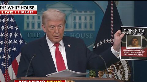 Trump shows pics of Child Rapists, Murderers, Walz & Mayor Frey are defending in Minnesota