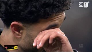 An emotional Omar Marmoush farewell to Frankfurt! 🥹