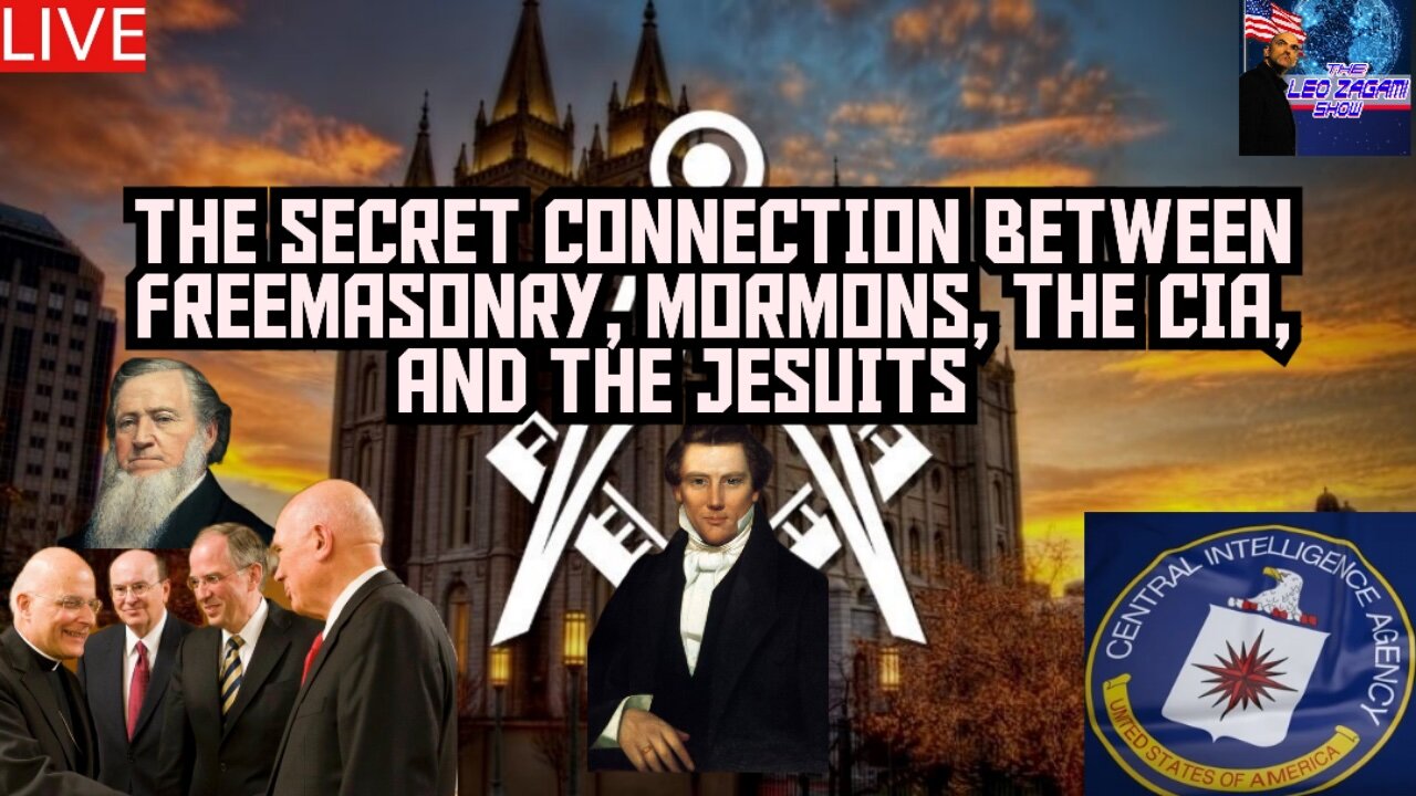 THE SECRET CONNECTIONS BETWEEN FREEMASONRY, MORMONS, THE CIA, AND THE JESUITS