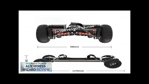 All-terrain Electric Remote Control Skateboard Off-road Intelligent Transportation Review