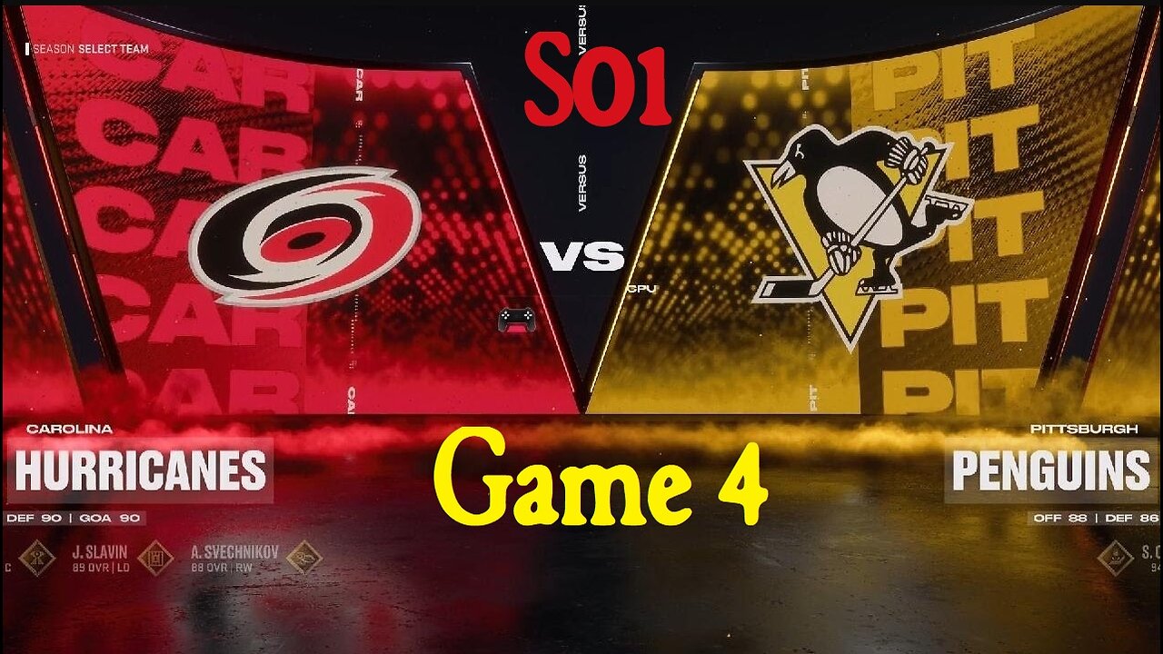 NHL 25 CAR vs PIT Game 4