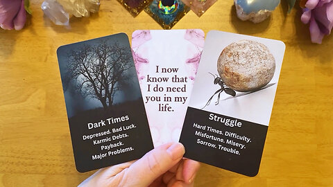 THIS PERSON IS NOT HAPPY WITHOUT YOU 😰 THEIR LIFE IS FALLING APART ☹️ (LOVE TAROT READING) 333