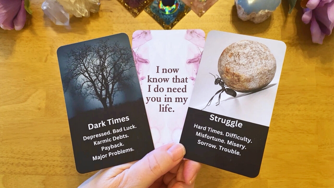 THIS PERSON IS NOT HAPPY WITHOUT YOU 😰 THEIR LIFE IS FALLING APART ☹️ (LOVE TAROT READING) 333